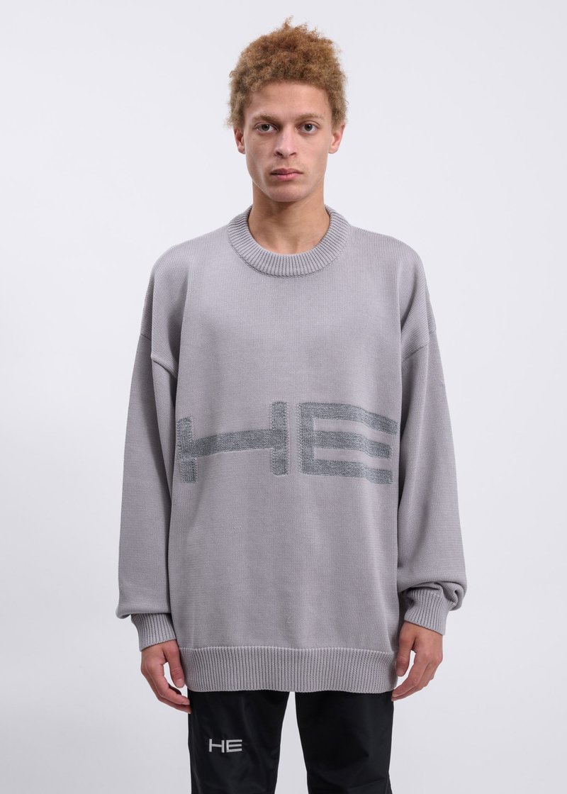 【HELIOT EMIL】グレースウェットシャツ HELIOT EMIL】グレースウェットシャツ HELIOT EMIL Black & Grey