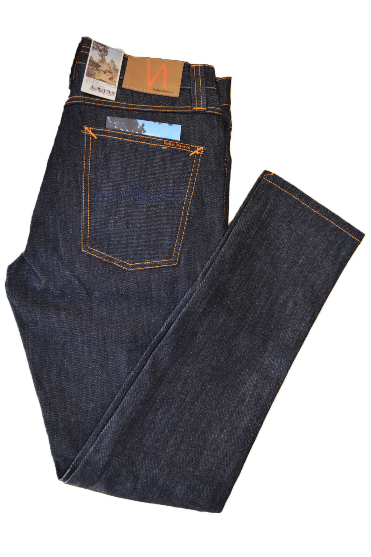 Men's Nudie Jeans Lean Dean | Dry Deep Navy | Garmentory