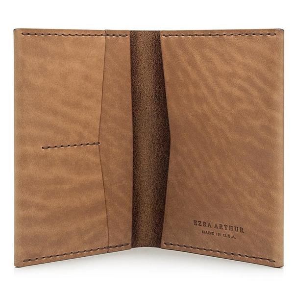 Ezra Arthur No. 5 Passport Wallet - Whiskey Ezra Arthur No. 5 Passport Wallet - Whiskey