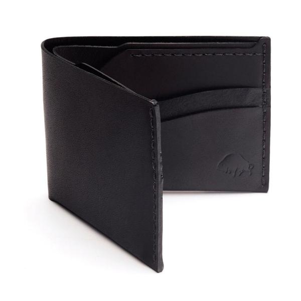 Ezra Arthur No. 6 Wallet - Jet Black Ezra Arthur No. 6 Wallet - Jet Black