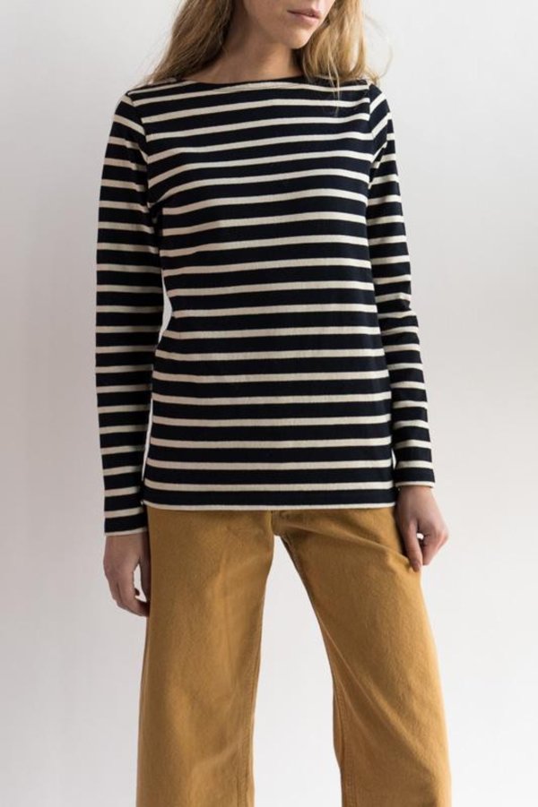 Norse Projects Inge Classic Stripe Sweatshirt - Dark Navy Norse Projects Inge Classic Stripe Sweatshirt - Dark Navy