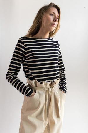 Norse Projects Inge Classic Stripe Sweatshirt - Dark Navy Norse Projects Inge Classic Stripe Sweatshirt - Dark Navy