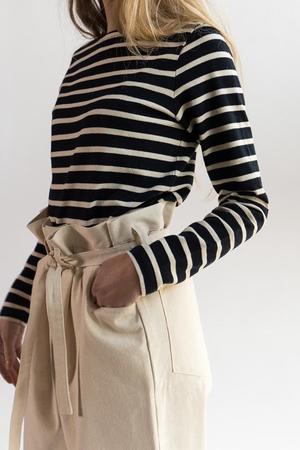Norse Projects Inge Classic Stripe Sweatshirt - Dark Navy Norse Projects Inge Classic Stripe Sweatshirt - Dark Navy