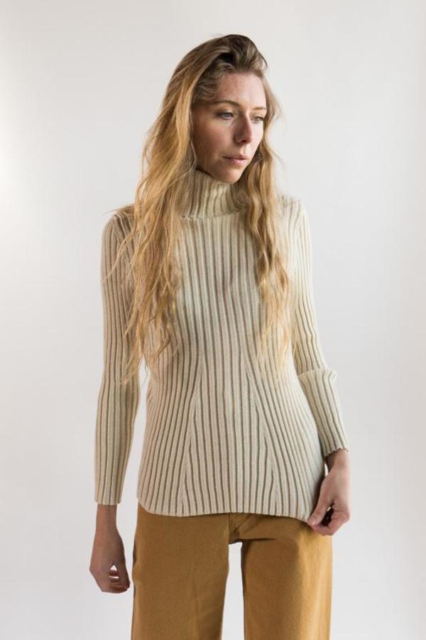 Shaina Mote Isla Turtleneck - crema Shaina Mote Isla Turtleneck - crema