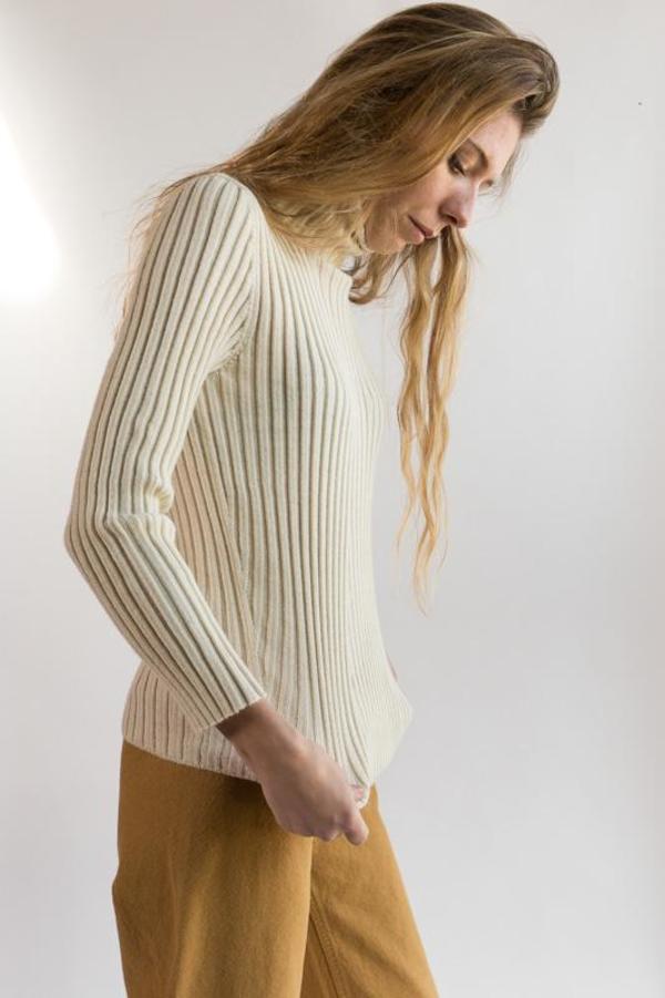 Shaina Mote Isla Turtleneck - crema Shaina Mote Isla Turtleneck - crema