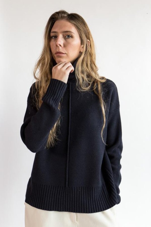 Nomia Seam Turtleneck - midnight Nomia Seam Turtleneck - midnight