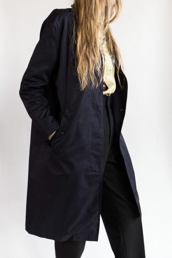 Le Mont St. Michel Trench Coat - navy Le Mont St. Michel Trench Coat - navy