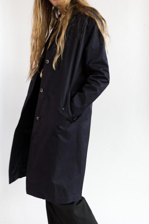 Le Mont St. Michel Trench Coat - navy Le Mont St. Michel Trench Coat - navy