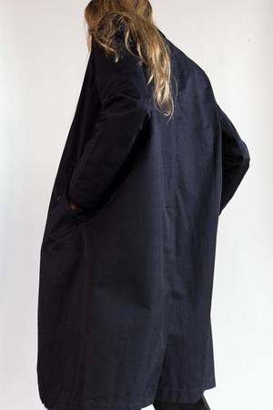 Le Mont St. Michel Trench Coat - navy Le Mont St. Michel Trench Coat - navy