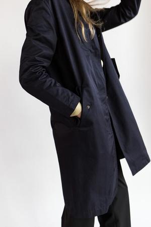 Le Mont St. Michel Trench Coat - navy Le Mont St. Michel Trench Coat - navy