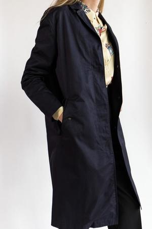 Le Mont St. Michel Trench Coat - navy Le Mont St. Michel Trench Coat - navy