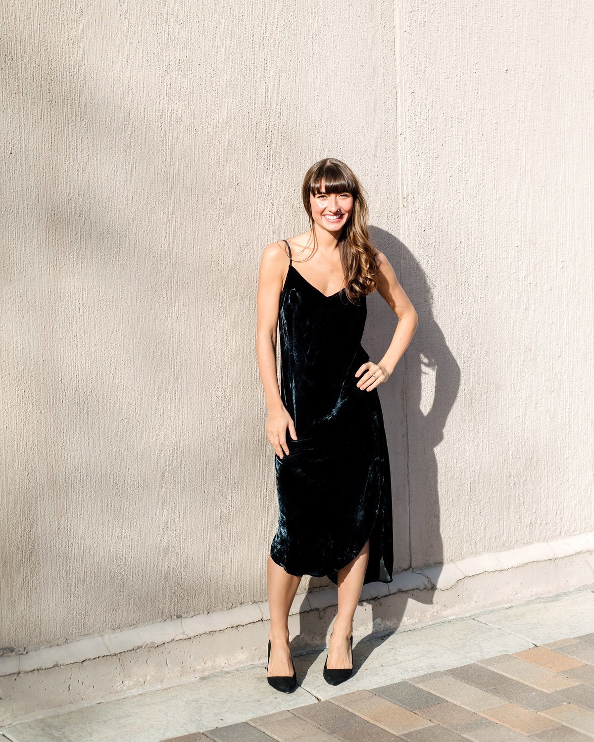 Bella Dahl Bias Slip Dress - Emerald - Image 2 of 7