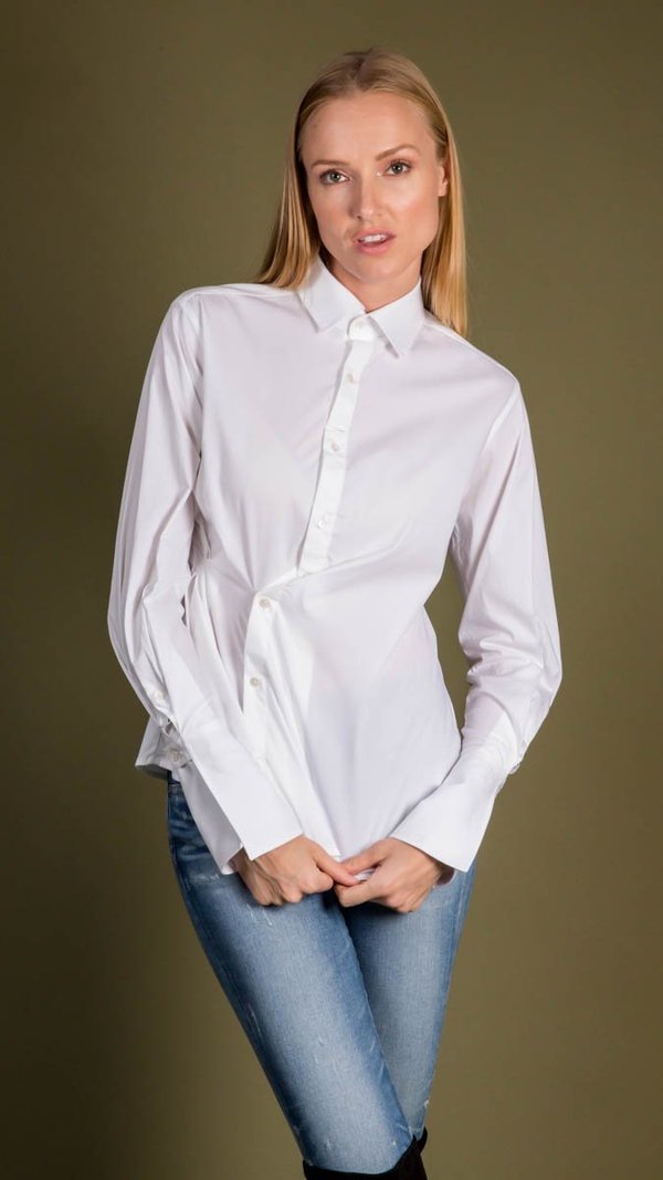 Palmer Harding Fractured Shirt - White Poplin Palmer Harding Fractured Shirt - White Poplin
