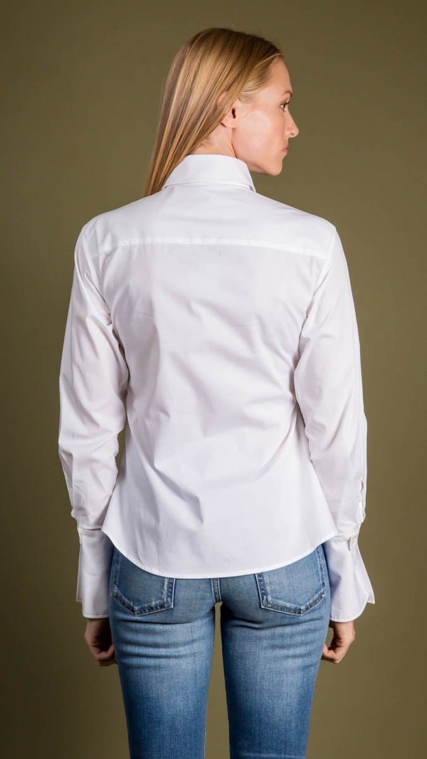 Palmer Harding Fractured Shirt - White Poplin Palmer Harding Fractured Shirt - White Poplin