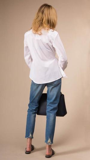 Palmer Harding Fractured Shirt - White Poplin Palmer Harding Fractured Shirt - White Poplin