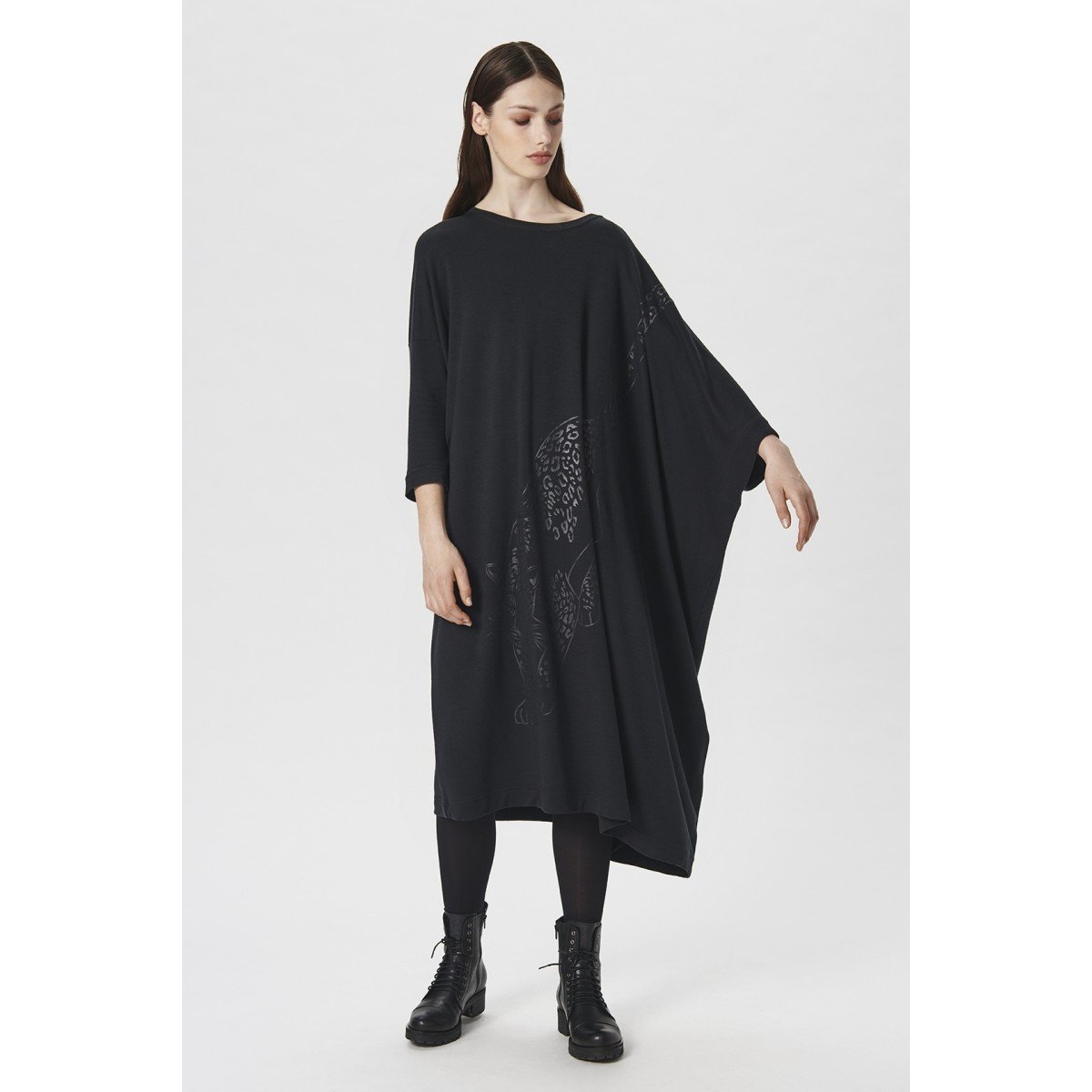 Bitte Kai Rand Osaka Wool Jersey Long Dress - Black