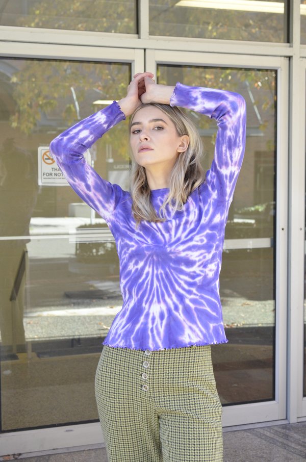 paloma wool シアートップス　フラワー Paloma Wool Flor Shirt - Lilac | Garmentory