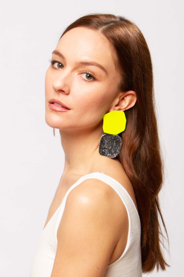 JULIE THÉVENOT Acantha earrings - absinthe JULIE THÉVENOT Acantha earrings - absinthe