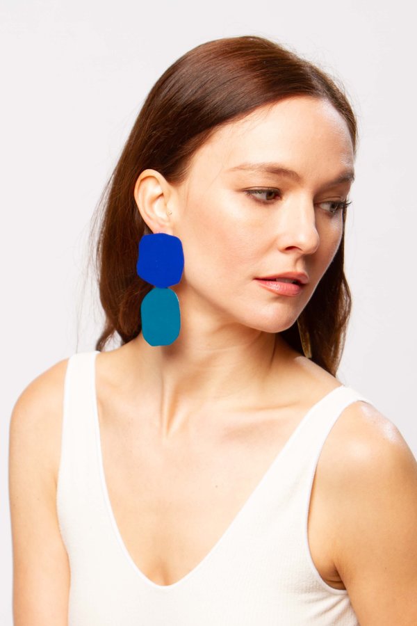 JULIE THÉVENOT Acantha earrings - sea JULIE THÉVENOT Acantha earrings - sea