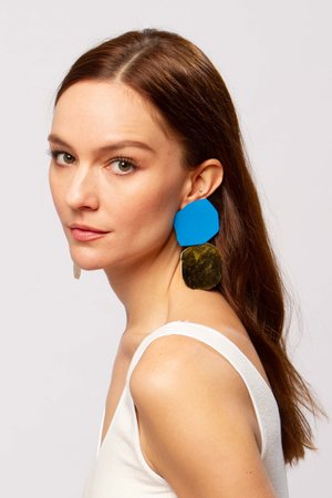 JULIE THÉVENOT Acantha earrings - sea JULIE THÉVENOT Acantha earrings - sea