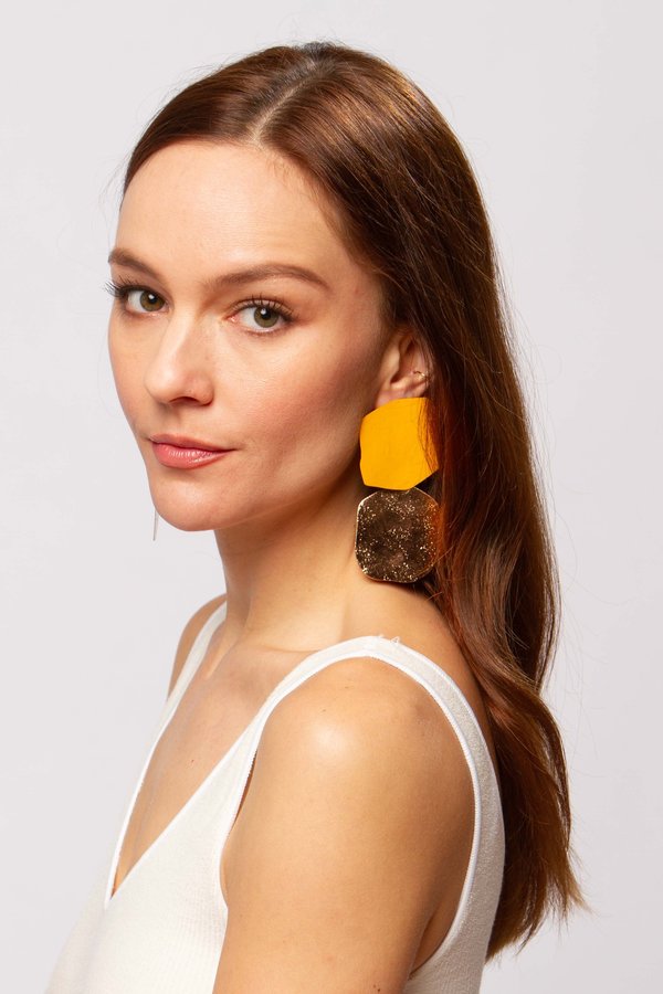 JULIE THÉVENOT Acantha earrings - spice JULIE THÉVENOT Acantha earrings - spice