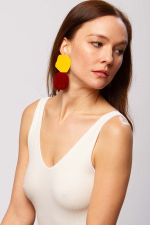 JULIE THÉVENOT Acantha earrings - spice JULIE THÉVENOT Acantha earrings - spice