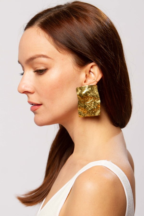 JULIE THÉVENOT Calanc earrings - gold JULIE THÉVENOT Calanc earrings - gold