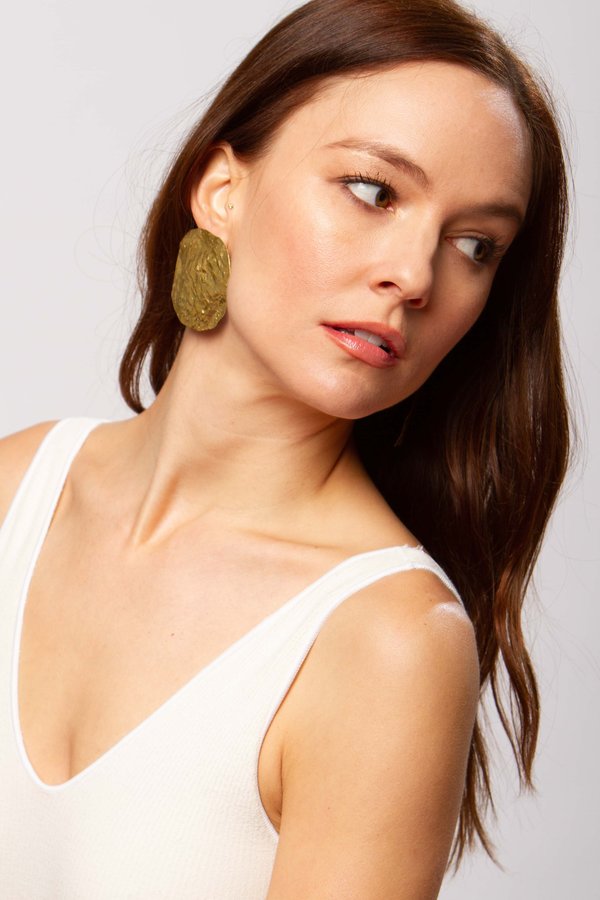 JULIE THÉVENOT Calanc earrings - gold JULIE THÉVENOT Calanc earrings - gold