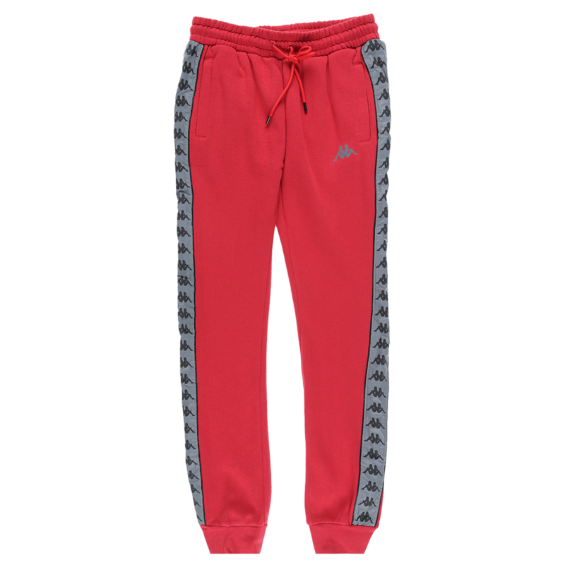 KAPPA 222 Banda Dariis Pants - Chilly Pepper/Grey Reflective | Garmentory