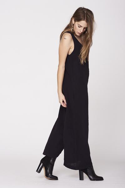 LACAUSA Wildflower Jumpsuit- Black LACAUSA Wildflower Jumpsuit- Black