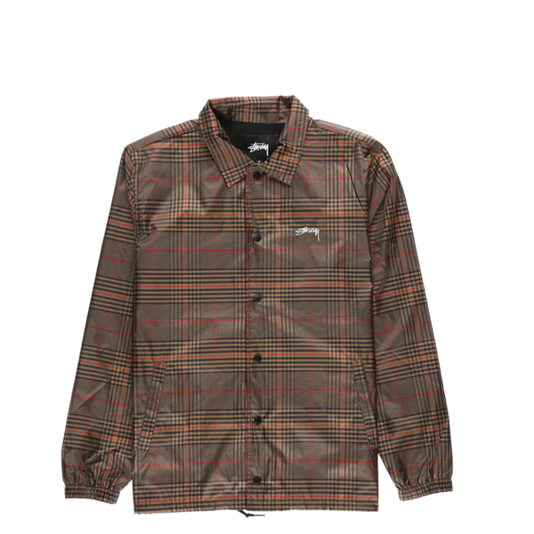 plaid coach jacket