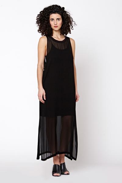 LACAUSA Dad's Shirtdress- Black LACAUSA Dad's Shirtdress- Black