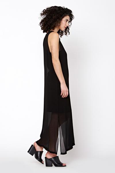 LACAUSA Dad's Shirtdress- Black LACAUSA Dad's Shirtdress- Black