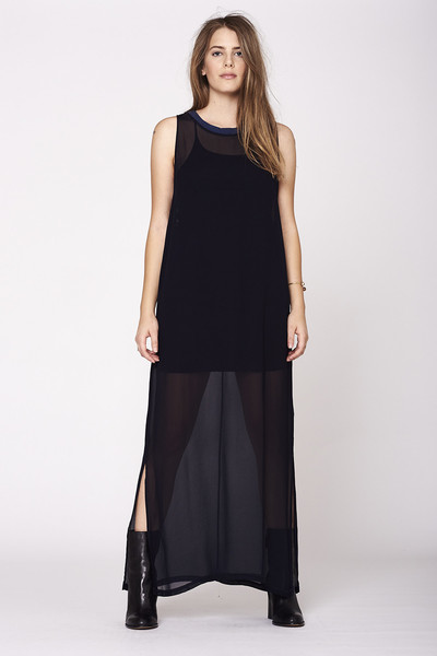 LACAUSA Dad's Shirtdress- Black LACAUSA Dad's Shirtdress- Black