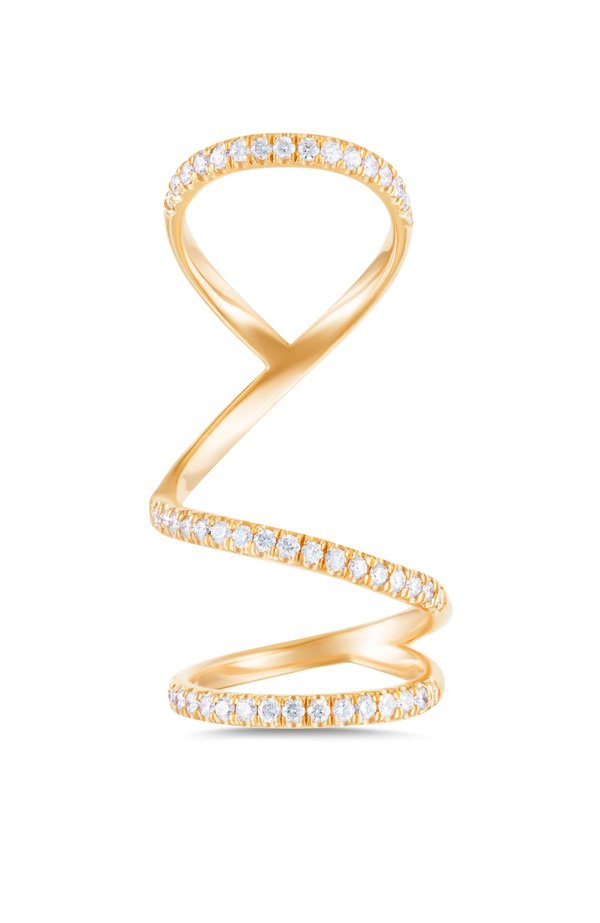 Carbon & Hyde Arabesque Finger Crawl Ring Carbon & Hyde Arabesque Finger Crawl Ring