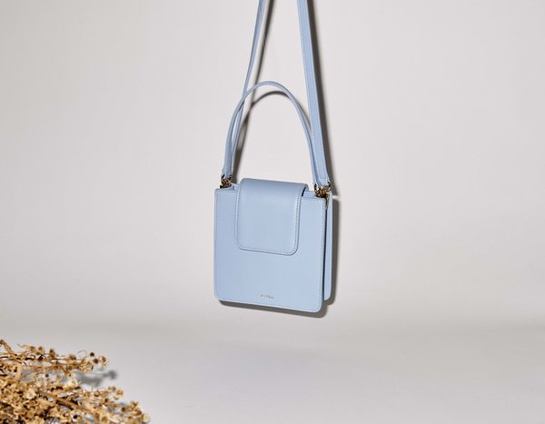 If I Fell Le Squarette Bag - Sky Blue If I Fell Le Squarette Bag - Sky Blue