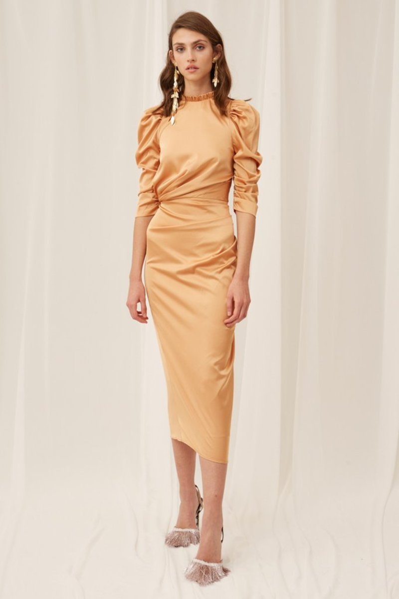 Keepsake Own It Midi Dress - Copper | Garmentory