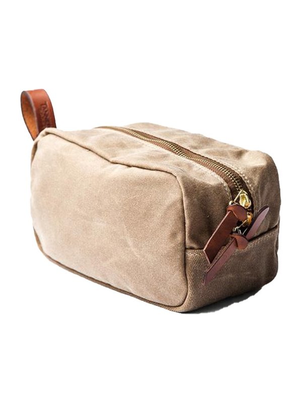 Tanner Goods Drifter Dopp Kit - Waxed Field Tan Tanner Goods Drifter Dopp Kit - Waxed Field Tan