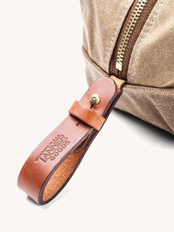 Tanner Goods Drifter Dopp Kit - Waxed Field Tan Tanner Goods Drifter Dopp Kit - Waxed Field Tan