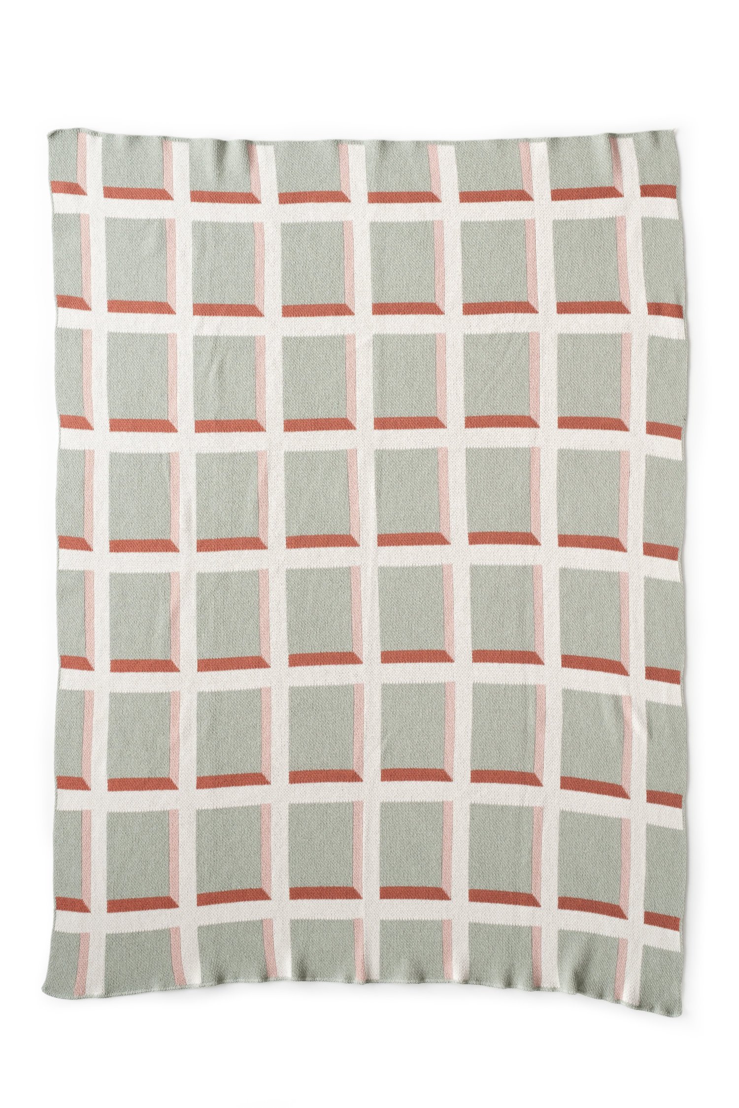 Happy Habitat Knit Throw Blanket Windowpane Garmentory