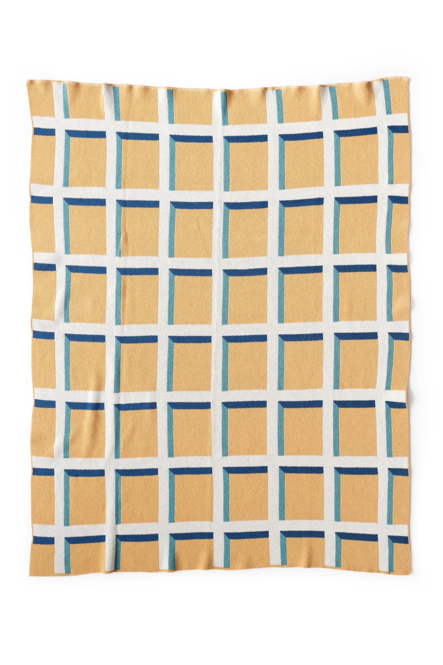 Happy Habitat Knit Throw Blanket Windowpane Garmentory