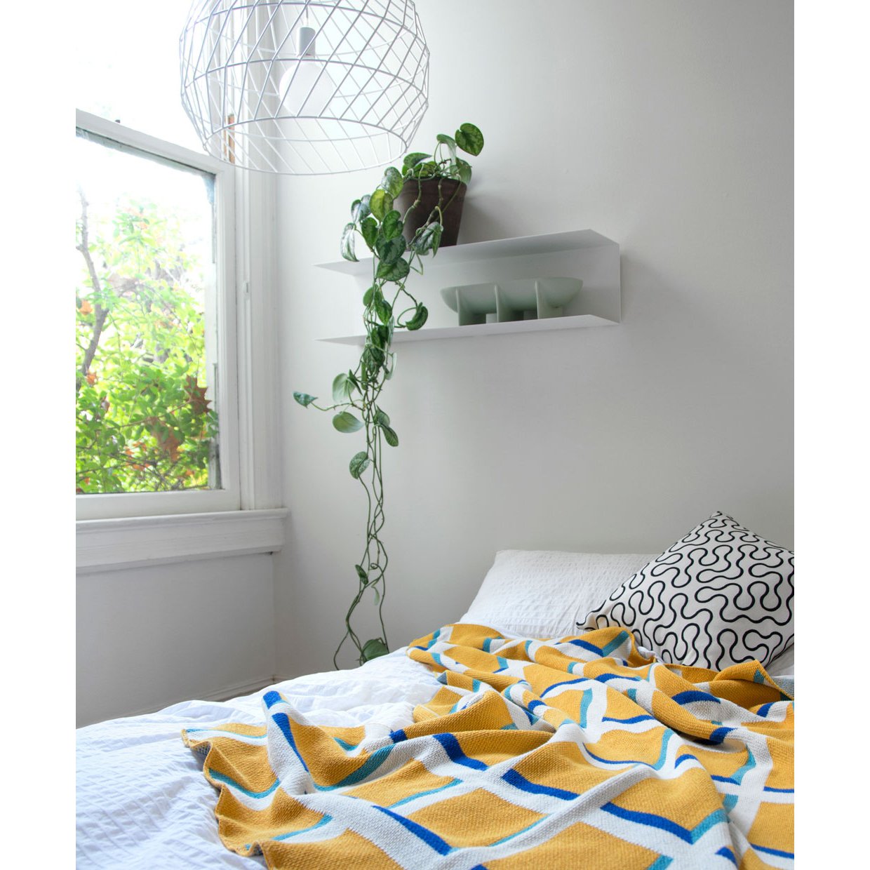 Happy Habitat Knit Throw Blanket Windowpane Garmentory