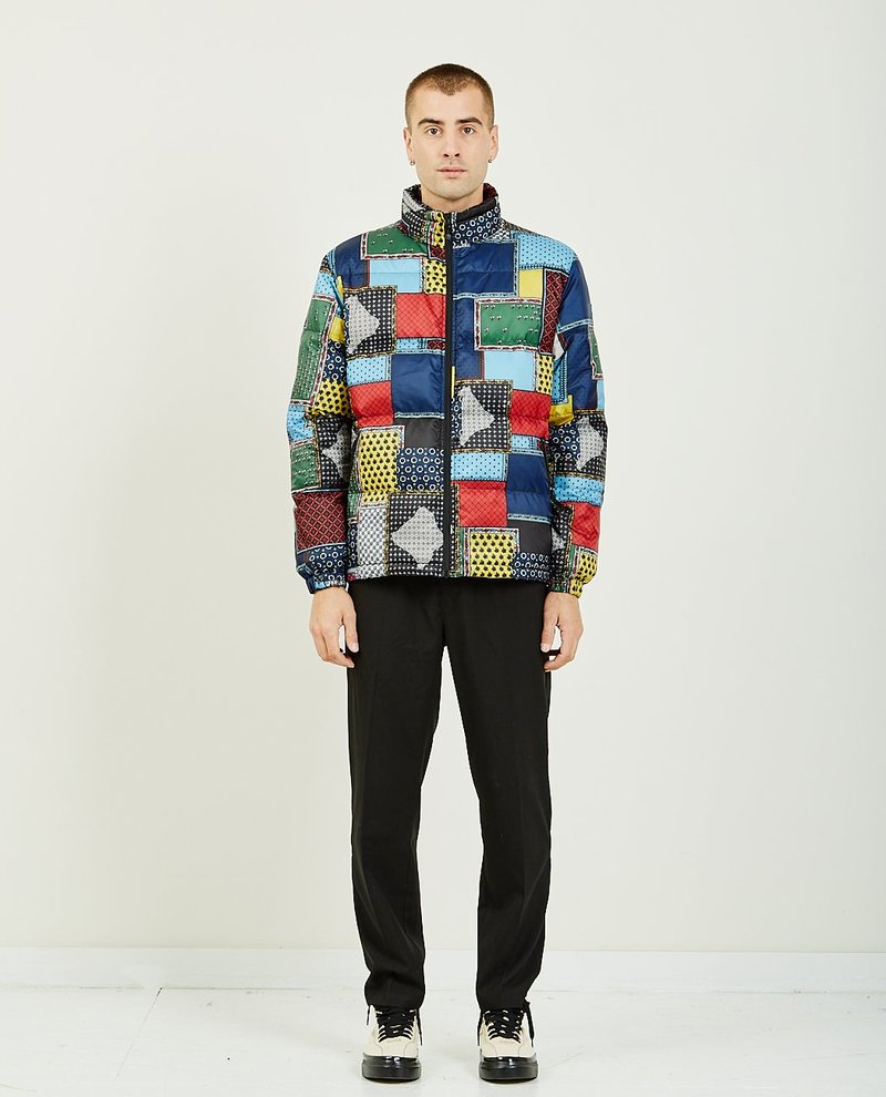 Stussy Puffer Jacket - Multi Patch | Garmentory