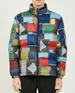Stussy Puffer Jacket - Multi Patch | Garmentory
