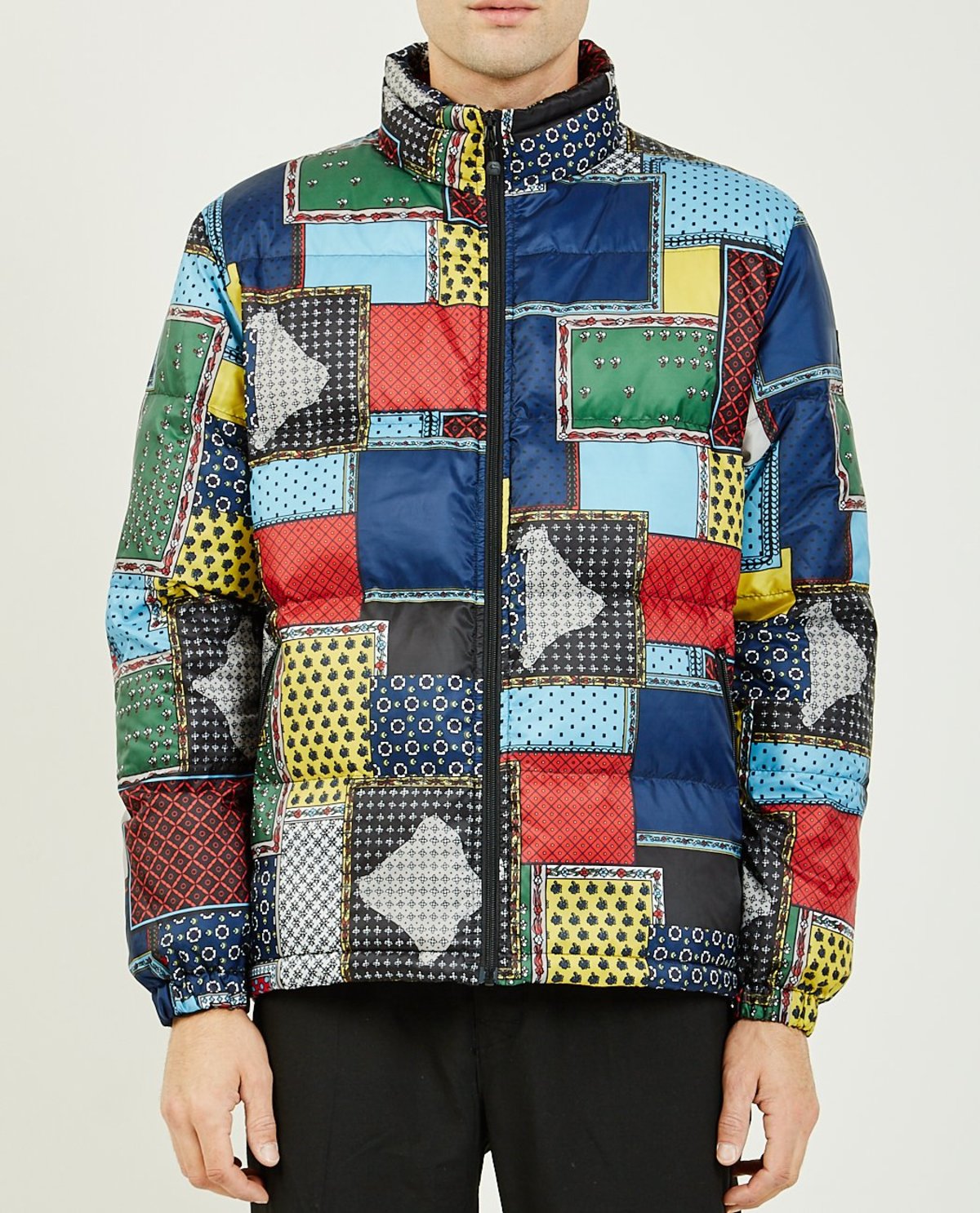Stussy Patchwork Puffer | Grailed