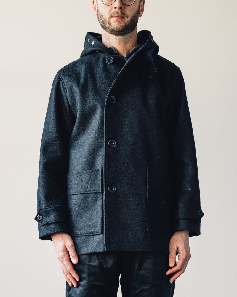 Arpenteur Kabig Coat - Navy | Garmentory