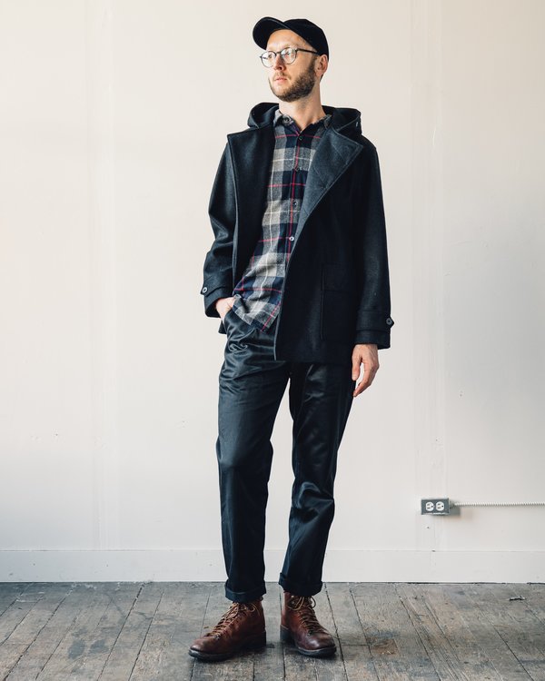 Arpenteur Kabig Coat - Navy | Garmentory