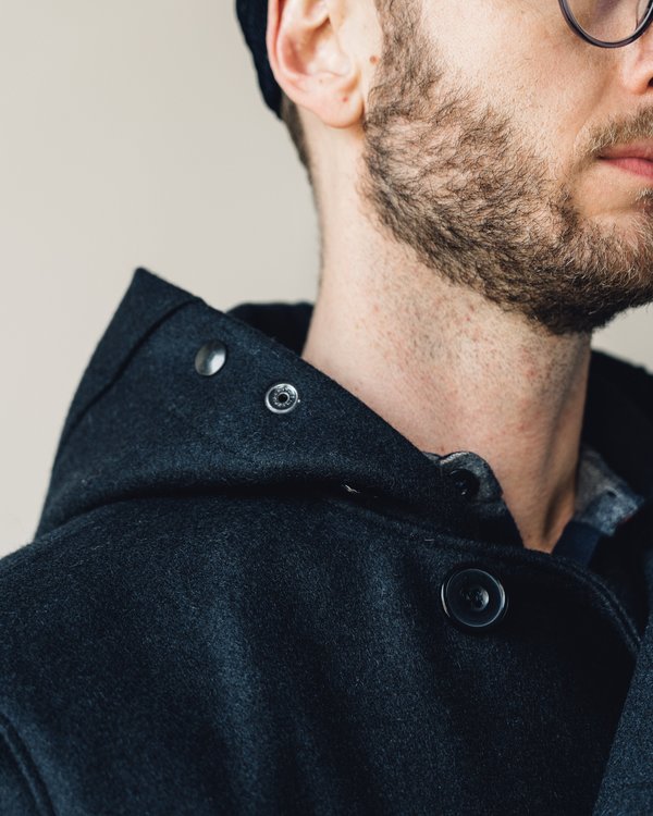 Arpenteur Kabig Coat - Navy | Garmentory