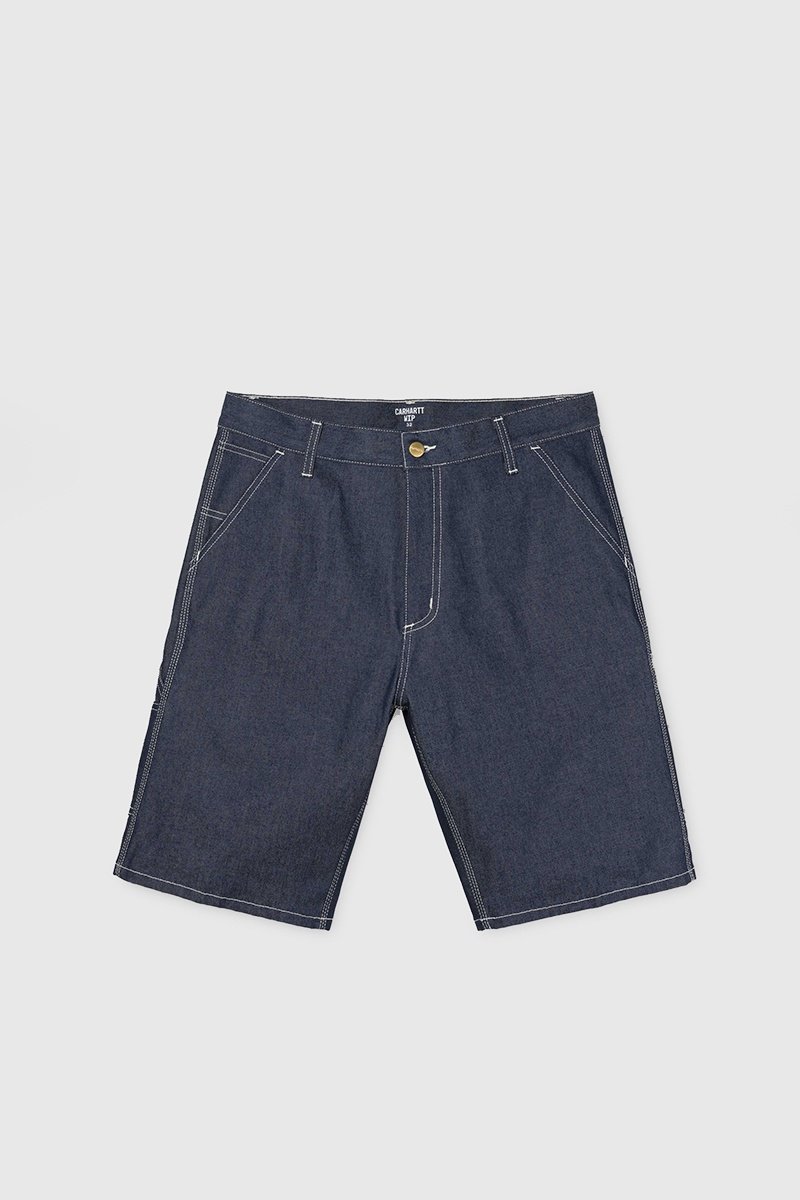 パンツ Carharrt wip ruck single knee short 30 CARHARTT WIP Ruck Single Knee Short - Blue Rigid | Garmentory