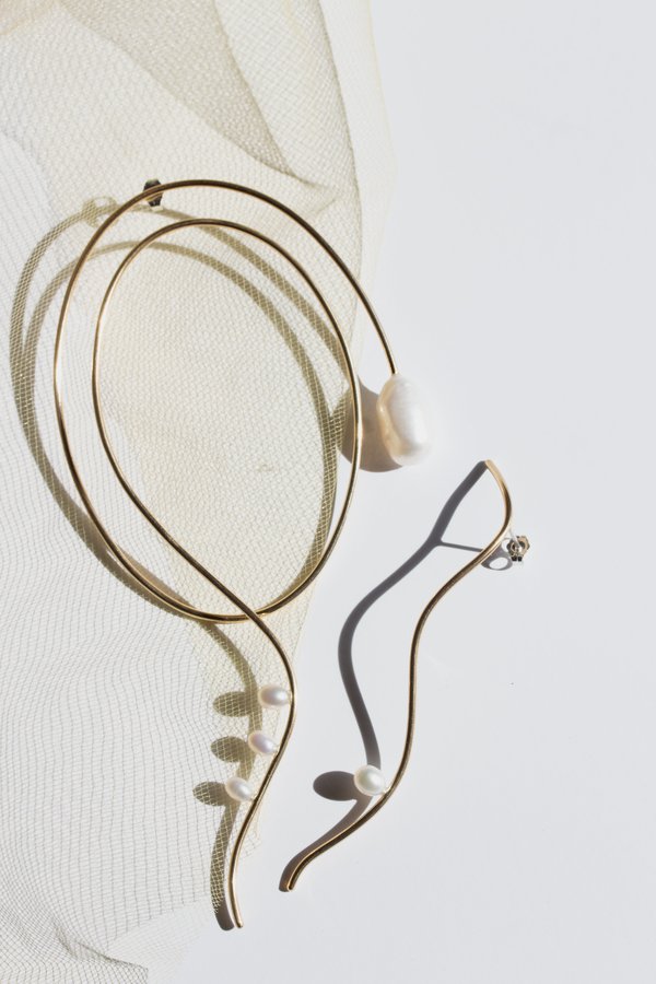 Laura Estrada Marisa Earrings - Brass Laura Estrada Marisa Earrings - Brass